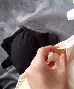 HOFISH 3PACK Full Bust Seamless Nursing Maternity Bras Bralette S-XXL with Extra Bra Extenders & Clips Medium Blackbeigepink 64 71BLzijoHzL