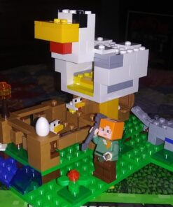 LEGO Minecraft The Chicken Coop 21140 Building Kit , 84 months to 168 months(198 Pieces) 19 71BN XgfxhL