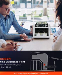 MUNBYN IMC09 Mixed Denomination Money Counter Machine, Value Counting, UV/MG/IR/MT Bill Counter, 3.5" TFT Display Money Counting Machine, USD, EUR, GBP, MXN Cash Counter for Business, 2 Years Warranty 20 71BN3IaXabL
