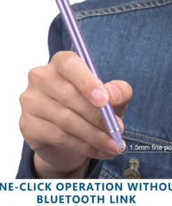 Active Stylus Pens for Touch Screens, Digital Stylish Pen Pencil Rechargeable Compatible with Most Capacitive Touch Screens Purple 12 71BNHus qUL