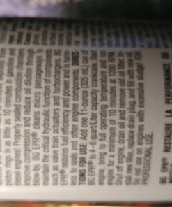 BG109 Compression Engine Performance Restore BG EPR 19 71BNYj4RLAL