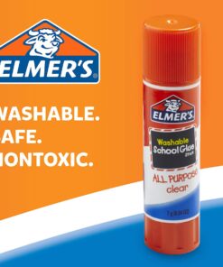 Elmer's All Purpose School Glue Sticks, Clear, Washable, 4 Pack, 0.24-ounce sticks Standard Stick 4 Count 14 71BNhyRvPSL
