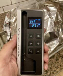 Paneceia Wireless Meat Thermometer Digital, 800FT Long Range Bluetooth Cooking Thermometer, Food Thermometer for Remote Monitoring of Grill, Oven, Smoker, Air Fryer, Rotisserie, iOS & Android App 40 71BNipnsVaL 1