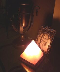 Indus Classic IC-L1017 LG-01 Salt Crystal Lamp, Pyramid Shape, Pink 18 71BNmEhNYL