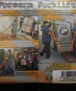 Forearm Forklift 2-Person Lifting and Moving Straps; Lift, Move and Carry Furniture, Appliances, Mattresses or Any Item up to 800 lbs. Safely and Easily Like a Pro, Orange 1-Pack Cargo Strap 32 71BNx7szIEL