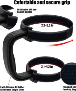 Alternative view of yoelike - 5 Colors - New Upgrade Anti-Slip Adjustable Tumbler Handle Fit for 20 Oz to 40 Oz of YETI, RTIC, Ozark Trail, Travel Mug, SIC, Rambler, Travel Cup and All Brands Tumbler Cup Black