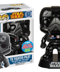 Funko POP Star Wars: Black Chrome Tie-Fighter Pilot NYCC Exclusive Action Figure 5 71BODab1A3L
