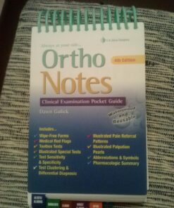 Ortho Notes: Clinical Examination Pocket Guide 5 71BOSnPhm0L
