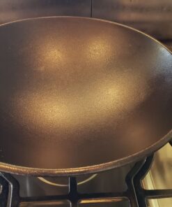 Lodge BOLD 14 Inch Seasoned Cast Iron Wok; Design-Forward Cookware 26 71BOUESKB5L