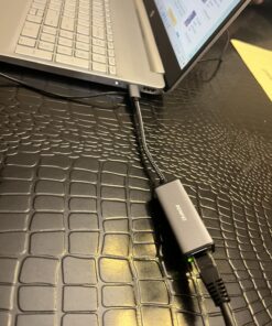 BENFEI USB-C to Ethernet Adapter, USB Type-C (Thunderbolt 3/4) to RJ45 Gigabit Ethernet LAN Network Adapter Compatible with iPhone 15 Pro/Max, MacBook Pro/Air 2023, iPad Pro,iMac, S23, XPS 17 and More 1 22 71BObVeASL