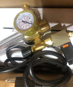 VIVOSUN Hydroponics CO2 Regulator Emitter System with Solenoid Valve Flowmeter for Grow Room Grow Tent Garden House Aquarium 46 71BPFw4t1fL