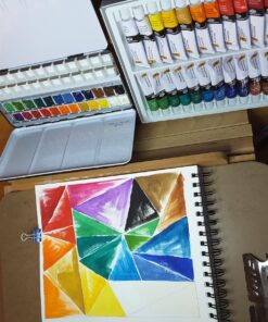 Royal & Langnickel GOU24 Gouache Color Artist Tube Paint, 12ml, 24-Pack, 12 Count (Pack of 1), 24 Pack 12 Count (Pack of 1) 34 71BPQtjKMjL 1