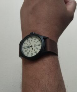 Timex Men's Expedition Scout 40 Watch Dark Brown/Black/Natural 23 71BPahusWL