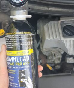 Alternative view of AC Pro Car Air Conditioner Synthetic R134A Refrigerant, AC Recharge Kit with Hose and Gauge, 20 Oz, ACP200-6