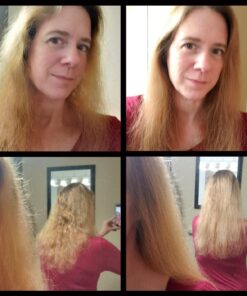 MiroPure Upgraded Ceramic Ionic Hair Straightener Brush for All Hair Types with Five Heat Settings + LED Display+Auto Shut-Off Function for Straightening Hair Beard and Adding Shine 46 71BQhwPsaL