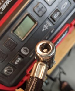 AVID POWER Tire Inflator Portable Air Compressor, 12V DC / 120V AC Car Tire Pump, Air Mattress Pump with Inflation and Deflation Modes, Dual Powerful Motors, Digital Pressure Gauge 1-red 26 71BRDl1QdtL