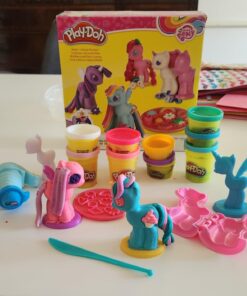 Play-Doh My Little Pony Make 'n Style Ponies, Perfect Christmas Stocking Stuffers for Kids or Holiday Gifts (Amazon Exclusive) 34 71BRLr5xAL