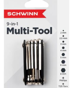 Schwinn Bike Repair Tool Kit, Multi-Purpose for Bicycle Repairs, Easy-to-Carry Portable Tool Kit 9 in 1 Bike Tool 18 71BRngGwScL