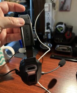 LEVN Bluetooth Headset with Microphone, Trucker Bluetooth Headset with AI Noise Cancelling & Mute Button, Wireless On-Ear Headphones 60 Hrs Working Time, for Trucker Home Office Remote Work Zoom LE-HS012 34 71BRoa651wL