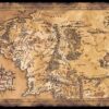 POSTER STOP ONLINE The Hobbit/The Lord of the Rings - Movie Poster/Print (Map of Middle Earth - Limited Dark/Sepia Edition) (Size 36" x 24") (Unframed) Unframed 71 71BSePnv5NL