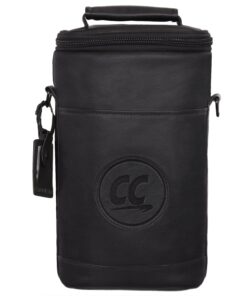 Alternative view of ChromaCast Soft PU Leather Wine Travel Carrier & Cooler Bag - Chills 2 bottles of Wine or Champagne Faux Leather