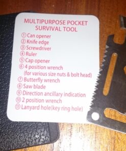 Ultimate 11-in-1 Survival Credit Card Multitool By GUARDMAN – Stocking Stuffer Christmas Gift - Multipurpose Tactical Wallet Tool With Bottle Opener, Survival Knife Gifts For Men Birthday Dad 1 33 71BTHDF3j9L