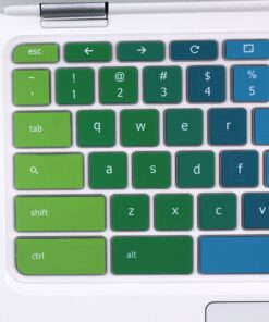 Silicone Keyboard Cover Skin Compatible for Acer Chromebook R11 CB3-131 CB5-132T, Acer Chromebook R13 CB5-312, Acer Chromebook 14 CB3-431 CP5-471, Acer Chromebook 15 CB3-531/532 CB5-571 C910 (Rainbow) Rainbow 11 71BTuOPeuiL