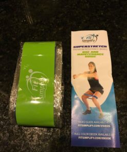 Fit Simplify Resistance Loop Exercise Bands with Instruction Guide and Carry Bag, Set of 5 Assorted 46 71BUFgMaUJL