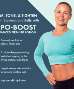 WeightLoss-Solutions Lipo-Boost Cellulite Cream with Caffeine is an Advanced Firming Lotion for Thighs and Butt, Stomach, Belly, Breasts, and Arms, to Smooth, Firm, Tone, and Tighten 14 71BVdhS6nL