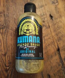 Kumana Avocado Hot Sauce, Jalapeño - Made with Ripe Avocados and Chili Peppers - Perfect Balance of Creamy and Spicy - Adds Delicious Flavor to Any Dish - Perfect for Grilling, Marinating, or Dipping - 13.1 Oz. Bottle 26 71BWhQE NCL