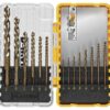DEWALT Cobalt Alloy Steel Drill Bit Set with Pilot Point, 14-Piece (DWA1240) 5 71BWpyJf16L