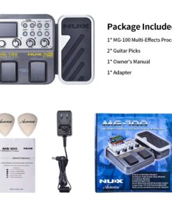 MG-100 Professional Multi-Effects Pedal Processor Musical Instrument Parts 40s Record 55 Effect Mode 10 Sound Di Box Electric Guitar and Bass Loop Amplifier Tube Pedal MG100 22 71BX2QvwmkL