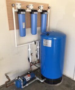 Pentair Pentek RFFE20-BB Big Blue Water Filter, 20-Inch, Whole House Radial Flow Iron Reduction Replacement Cartridge, 20" x 4.5", White 20" x 4.5" Pack of 1 14 71BYwHGZvML