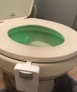 LumiLux Toilet Light with Motion Detection Sensor - 16-Color LED Bathroom Toilet Bowl Light (White) 1 Pack 55 71BZCLJD3XL