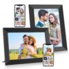 FANGOR 10.1 Inch WiFi Digital Picture Frame (2-Pack) with IPS HD Touchscreen, Smart Cloud Photo Frame with Built-in 32GB Storage, Auto Rotate, Wall Mount, Share Photos and Videos Anytime, Anywhere 2 Pack 6 71BZLoXKvrL