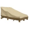 Classic Accessories 55-464-011501-00 Veranda Double Wide Patio Chaise Lounge Cover, Patio Furniture Covers, Pebble/Bark/Earth 80"L x 55"W x 33"H 56 71BZoCOROIL