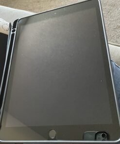 amFilm Screen Protector for New iPad 9 / iPad 8 / iPad 7, Apple Pencil Compatible, Tempered Glass, 2 Pack 31 71BaQYCSDL