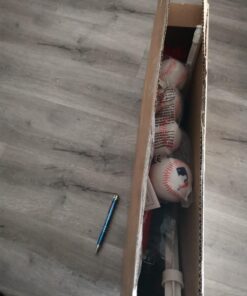 Franklin Sports Grow-with-Me Kids Baseball Batting Tee + Stand Set for Youth + Toddlers - Youth Baseball, Softball + Teeball Hitting Tee Set for Boys + Girls Grow With Me Tee - MLB Baseball 39 71BassTYiL