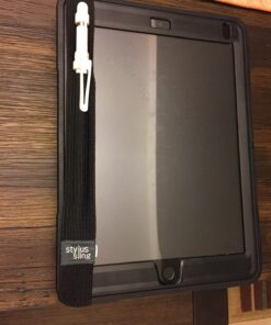 Stylus Sling Pencil Holder with USB Adapter Pocket for Apple Pencil (1st and 2nd Gen) - Compatible with iPad Pro 11/10.9/9.7 & iPad 6th Gen Cases, Black 11/10.9/10.2/9.7-inch 26 71BbLZHCurL