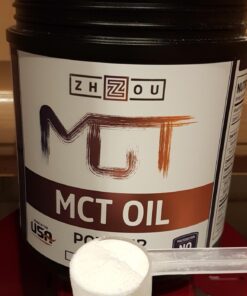 Zhou MCT Powder With Prebiotic Acacia Fiber | Zero Net Carbs | Keto Friendly Fat & Fiber Source | Easy To Digest | 45 Servings, 14.5 oz 25 71Bc43GfhL