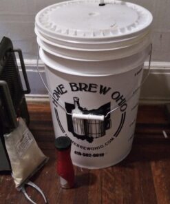 FastRack Fermentation Bucket Home Brewing Wine Fermenter 6.5 Gallon Fermenting Bucket with Lid 100% Food Grade-BPA Free Fermenting Bucket for Your Beer, Wine, Mead 31 71BcoPWLjeL