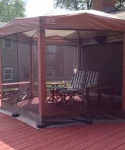 Coleman Back Home Screen Canopy Tent with Instant Setup, Outdoor Gazebo for Bug-Free Lounging, Shelter Fits Over Picnic Tables for Parties, Events, Tailgating, Picnics, & More 12 X 10 Ft 32 71BdCduxAWL