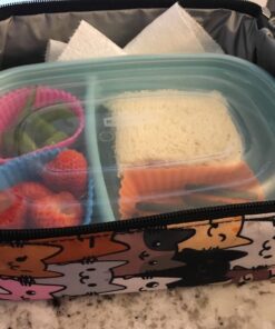 IPOW 24 Pack Silicone Cupcake Baking Cups Reusable Food-Grade BPA Free Non-Stick Muffin Liners Molds Sets, 2 Shapes Round Rectangle 37 71BdEU1xL