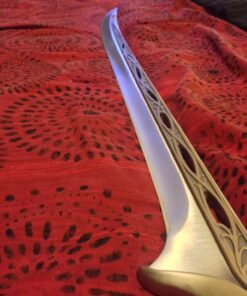 UNITED CUTLERY The Hobbit Sword Of Thranduil The Elvenking With Wooden Wall Plaque - Officially Licensed, Stainless Steel Blade, Authentically Detailed Metal Hilt, For LOTR Collectors - Length 41 7/8" 21 71BdFydHeL