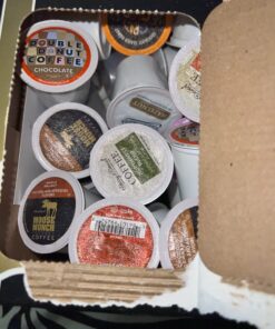 Crazy Cups Flavored Coffee Pods Variety Pack for Keurig K Cups Brewers, Assorted Flavored Coffee Sampler, 40 Count Flavored Coffee Variety Pack 40 Count (Pack of 1) 35 71BdYPKnJL