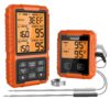 Yunbaoit Wireless Meat Thermometer, Digital Remote Food Cooking Meat Thermometer for BBQ Grill Smoker Oven Kitchen,500 FT Range&Dual Probes 7 71BeQ 15bL