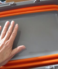 ustFlexWare Collapsible Sink with 2.25 Gal Wash Basin for Washing Dishes and Person During Camping, Hiking and Home 39 71BerAs6pL