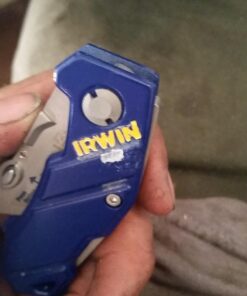 IRWIN Utility Knife, Folding (2089100) , Blue 1 Count (Pack of 1) 15 71Bf2bavtRL