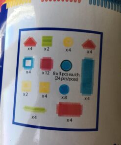 Battat- Bristle Blocks- STEM Interlocking Building Blocks- 80 pc Playset- Reusable Storage Bucket- Developmental Toys for Toddlers & Kids- Big Value Case- 2 Years + 19 71BfjvC2rFL