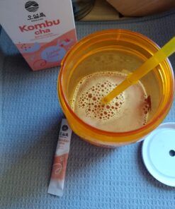 Osulloc Kombucha Tea LycheePeach (Lychee & Peach Blending), Sparkling Powdered Mix Beverage, No added sugar, 10 Sticks, 1.76oz Lychee & Peach 10 Count (Pack of 1) 30 71Bflx9Ei9L